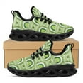 thumbnail image 1 of Zapatos casuales estilo gnomo del Día de San Patricio, ligeros, con cordones, para caminar, zapatillas de plataforma para correr para jóvenes, color verde suerte, 1 of 6