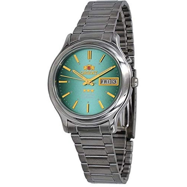 Orient Orient FEM02021N Men's Classic 3 Star Stainless Steel Day Date