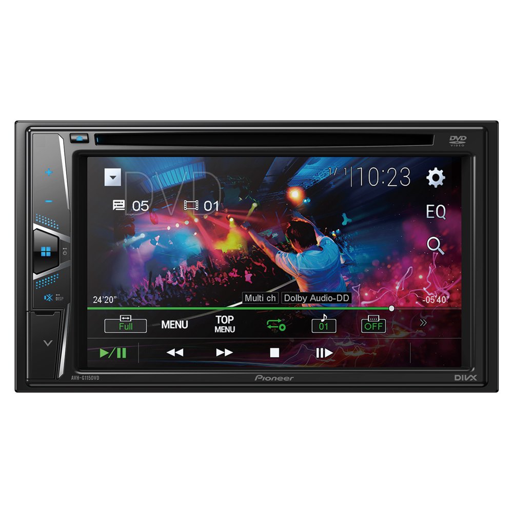 Pioneer AVHG115DVD InDash DoubleDIN DVD Player USB Multimedia AV
