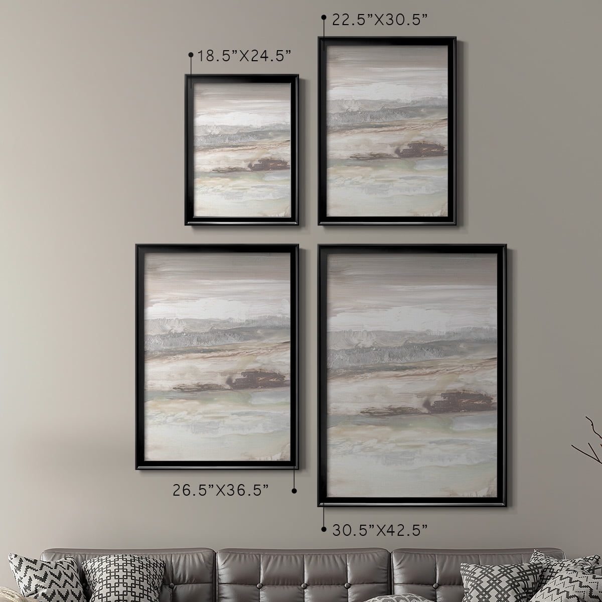 Neautral September Sky Premium Framed Print - Ready to Hang