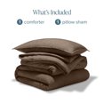 thumbnail image 4 of Bare Home Down Alternative Comforter Set - 2-Pieces - All Seasons - Twin/Twin-XL, Heather Taupe, 4 of 5