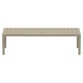 thumbnail image 6 of Compamia Atlantic XL 83-110 inch Extendable Dining Table in Taupe finish, 6 of 14