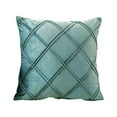 thumbnail image 2 of VOTRUDI Mint Green Checkered Pillow Cover 45x45cm - Polyester Decorative Sofa Cushion Cover with Hidden Zipper for Living Room, Outdoor, Spring Easter, 2 of 6