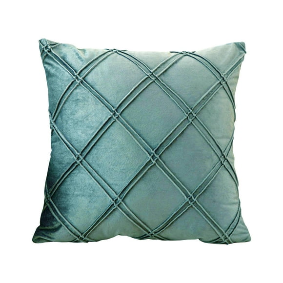 Meitianfacai Color Flannel Pillow Nordic Gorgeous Living Room Sofa Pillow Cover Manufacturing Products Room Cushion Pattern Pillow Cover Patterned Home Pillowcase(Mint Green)