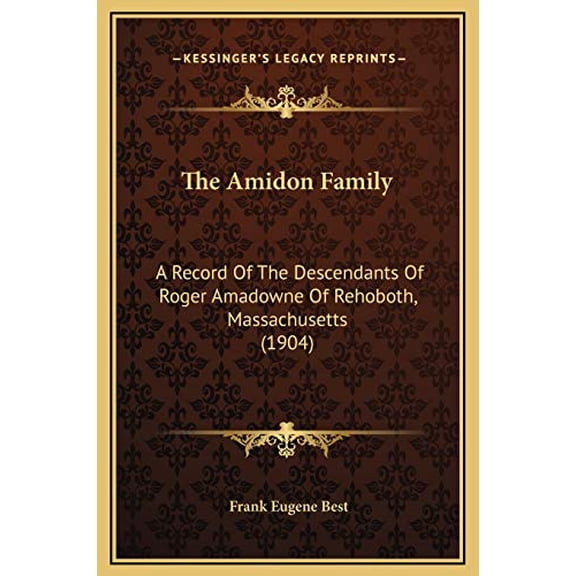 The Amidon Family (Hardcover)