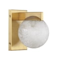 thumbnail image 2 of Darien 1-Light Wall Sconce in Warm Brass, 2 of 6