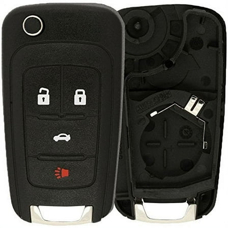 KeylessOption Just the Case Keyless Entry Remote Control Car Key Fob Shell Replacement OHT01060512 For Buick Chevy GMC