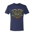 thumbnail image 2 of Wild Bobby, Biker Til I Die Live to Ride Motorcycle Cars and Trucks Mens Premium Tri Blend T-Shirt, Vintage Navy, 2XL, 2 of 3