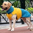 thumbnail image 5 of Pet Rain Jacket - Traction Hole Design, Reflective Strip, Inner Keep Warm, Windproof Jacket - Dog Raincoat Outdoor Sunproof Clothes for Small Medium Dogs, 5 of 8