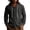 10#Black, variant on Mens Cotton Linen Hoodies Long Sleeve Button Down Shirts Casual Hawaiian Beach Yoga Sweatshirts