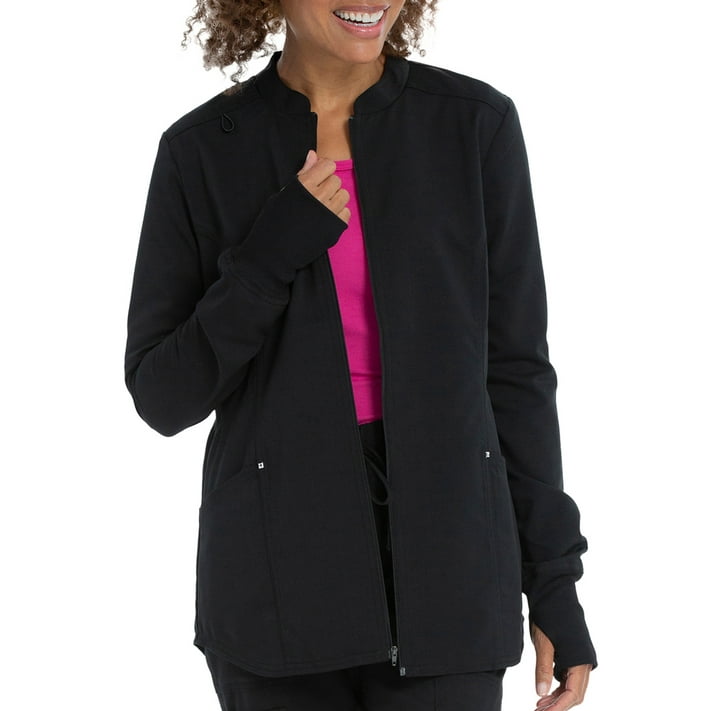 Scrubstar Women's Ultimate Zip Front Stretch Twill Scrub Jacket WD304