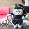 thumbnail image 4 of Costume Outfits with Hat Pet Dog Cat Halloween Costumes for Party Christmas Special Events Costume Uniform with Hat Funny Pet - L, 4 of 5
