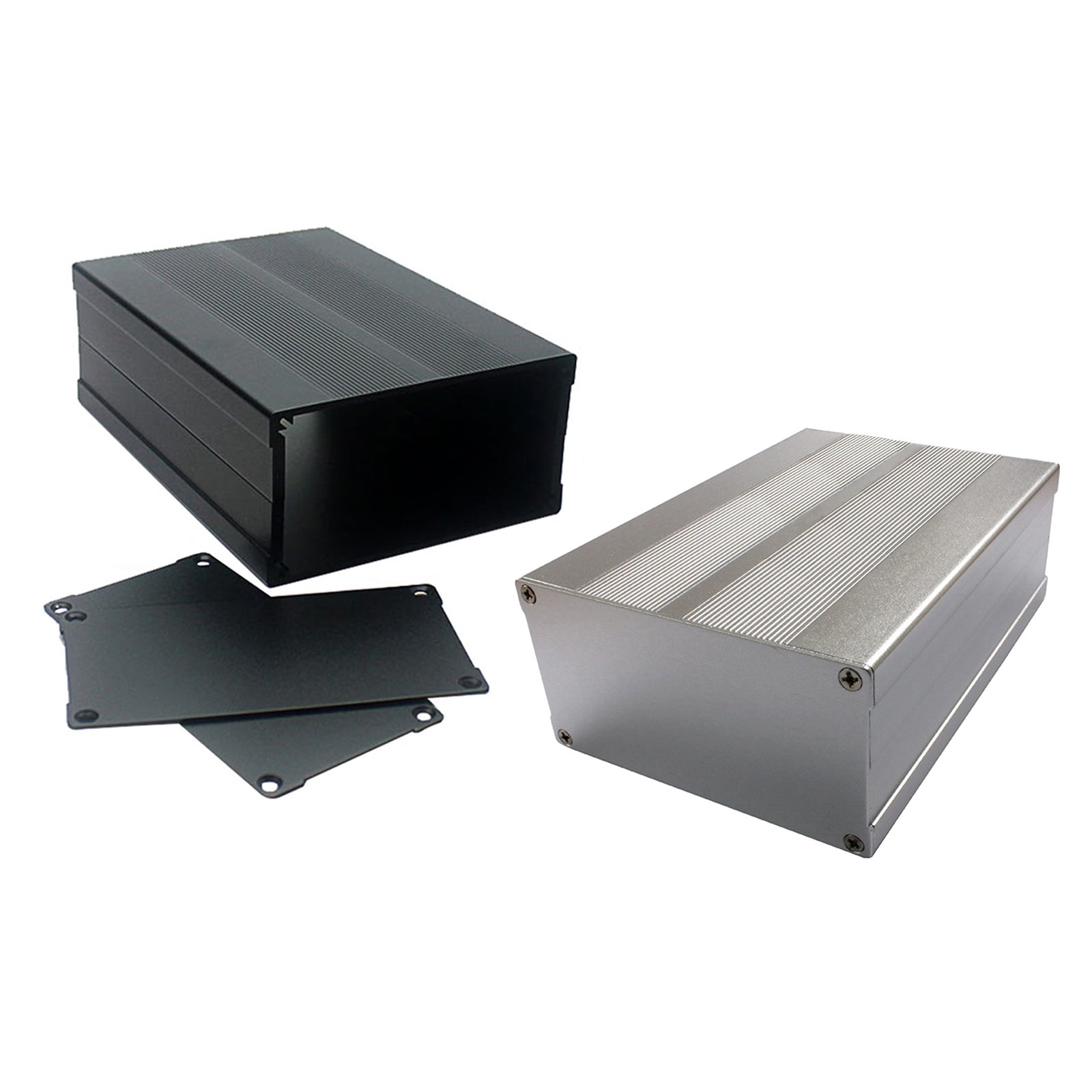 lanema Extruded Project Enclosure Metal Waterproof Electric Box Aluminum Power Amplifier Chassis 5.91x4.13x2.17in(LxWxH)