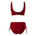 thumbnail image 3 of New & Trending NMMUED Bikini Sets for Women, String Bikini, Full Coverage Bikini, Bathing Suit for Women Bikini, Mid Rise Bikini Sets for Women, Wine L, 3 of 6