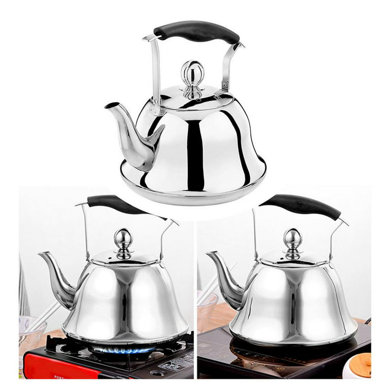 Dropship 2L Whistling Kettle For Gas Stove Induction Cooker Stainless Steel  Whistling Kettle Tea Kettle Water Bottle Coffee Tea Pot to Sell Online at a  Lower Price