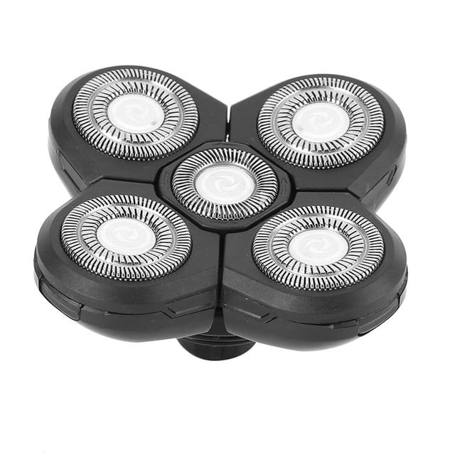 Rasoir Électrique Balde, Tête Rotative à 5 Lames pour Remplacement pour Rasoir pour Réparation Rasoir Électrique Balde