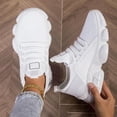 thumbnail image 5 of YOUYEDIAN Orthopedic Casual Shoes for Women Arch Support Work Shoes Wide Width Non Slip Slip on House Shoes Mesh Stretch Comfortable 2026 Foam Shoes (White), 5 of 8