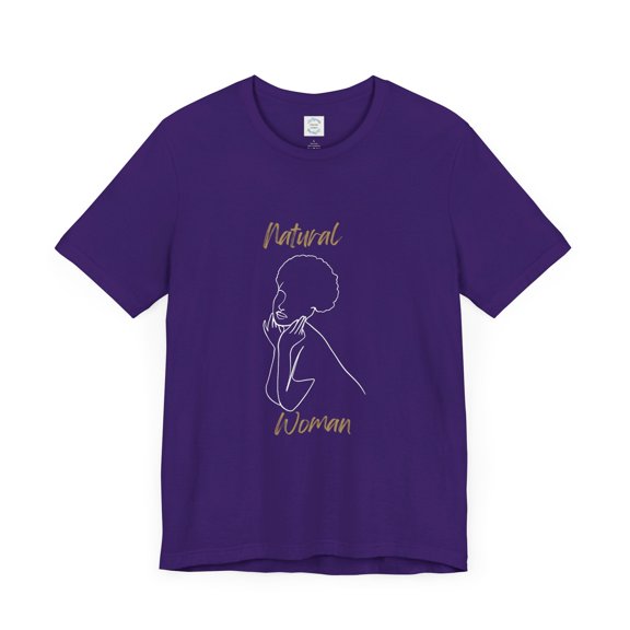 Natural Woman Cute Afro (WL) T-Shirt EXPRESS DELIVERY AVAILABLE