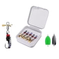 thumbnail image 4 of 5Pcs Fishing Fly Set Double Hook Fish Lures Baits with Sharpened Hooks Fishing Topwater Baits, 4 of 9