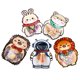 thumbnail image 5 of Bolsas de dulces con ventana visible, 10 unidades, estilo animal, con forma de erizo, para sellar galletas, utensilio de cocina, color rosa, 5 of 8