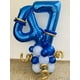 thumbnail image 4 of Globo IWERP número 7 azul marino de 40 cm para fiesta de cumpleaños, 4 of 9