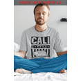 thumbnail image 3 of ShirtBANC Mens Cali Bear Military Tee California Flag And Star Design Shirt, 3 of 5