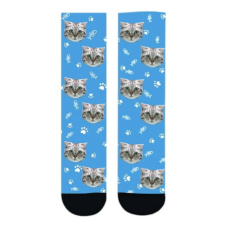 

JDEFEG Scrunch Socks Thigh High Stockings for Women Lingerie Unisex Cute Pet Dog Cat Head Stockings Christmas Stocking for Stuffing Socks for Women I A