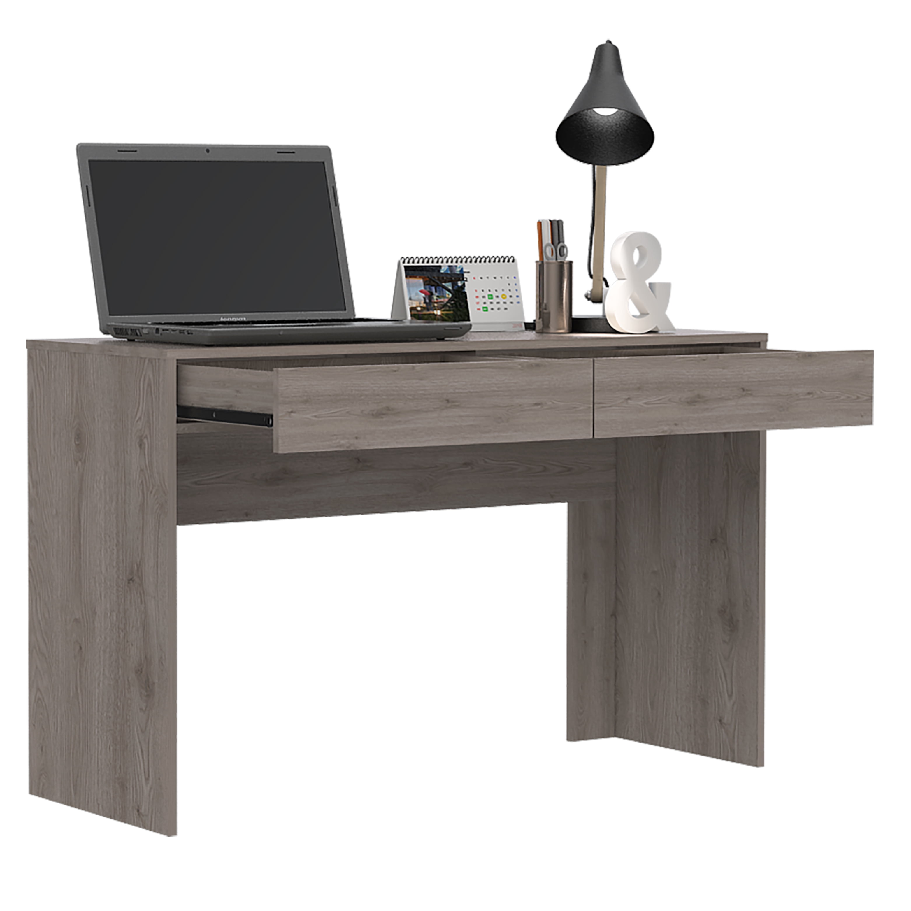 Astoutdoor Acre Writing Computer Desk with Two Drawers