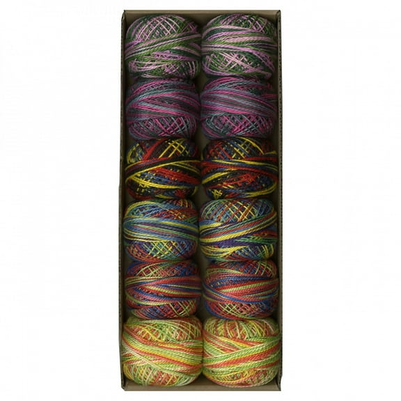 Valdani Pearl Cotton Ball Size 8 73yd Two Vibrants