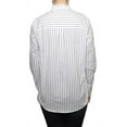thumbnail image 3 of Michael Michael Kors Long Sleeve Bow Neck Striped Blouse Shirt (Black, Medium), 3 of 4