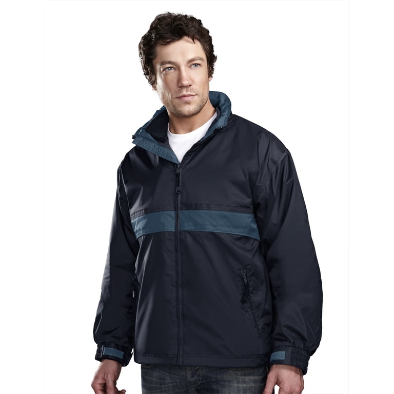 Tri-Mountain Connecticut 7950 Waterproof Jacket, Large, Navy 