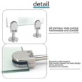 thumbnail image 5 of 4 Pcs Glass 304 Glass Bracket Adjustable Glass Clip 8mm Glass Shelf Holder Glass Panels With 40mm R, 5 of 5