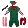 thumbnail image 1 of Disfraz de duende navideño, accesorios para fotos de ropa, disfraz de disfraz para fiesta de disfraces, festival, , juego de rol Hombres 130cm Colco Disfraz de duende, 1 of 8