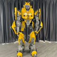 thumbnail image 4 of Disfraz de Robot transformable de tamaño humano para adultos, accesorio de Cosplay de la película Re Dino, ideal para regalo de cumpleaños, 4 of 4