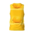 thumbnail image 3 of Gaeub Yellow Lemon Men's Mesh Basketball Jersey, Quick-Drying Sleeveless Top S-4XL, Loose Muscle Tank Top -XX-Large, 3 of 9