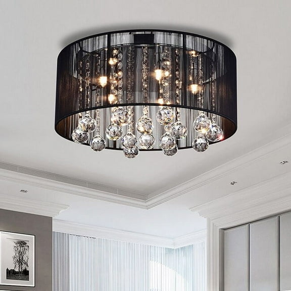 Warehouse of Tiffany RL5072 Crystal Ceiling Lamp
