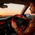 thumbnail image 5 of 12V Universal Heated Steering Wheel Cover - Plug & Play Car Heating Sleeve for Cold Weather, Cigarette Lighter Powered, Polyester Comfort Grip, 5 of 6
