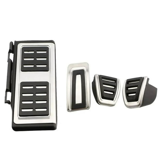relayinert 4pcs ABS Car Foot Pedal Cover Non-Slip 4Pcs Set For Golf 7 Accelerators Anti-skid Foot Pedal