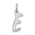 thumbnail image 1 of Sterling Silver Rhodium-plated Small Initial E Charm, 1 of 3
