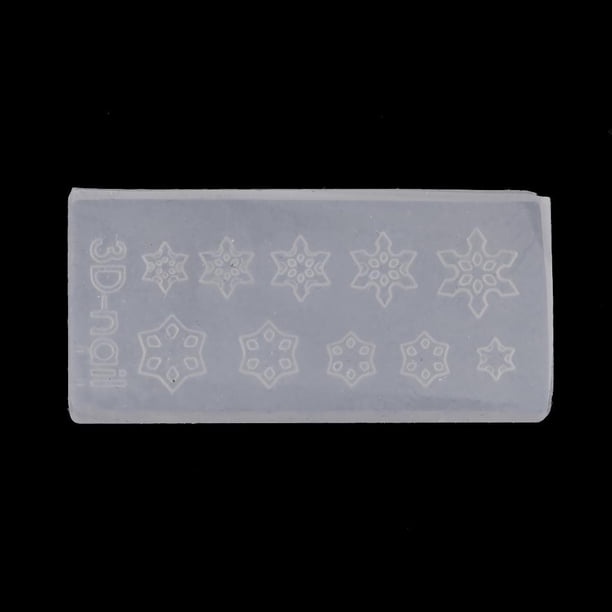 de silicona 3D para estampado de uñas, de estampado de uñas, plantilla de uñas, de bricolaje, manicura acrílica, accesorio perfecl moldes de joyería