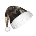 thumbnail image 2 of Cauagu Oil Painting Tribal Wolf for Adult Christmas Hat,1-Pack Xmas Holiday Hat Santa Hat for Women & Men Festive Headwear Accessories Fit for Christmas/New Year/Party, 2 of 6