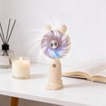 thumbnail image 4 of Ohufall Rechargeable Mini USB Handheld Fan Portable Small Cooling Fan Ideal For Outdoor And Student Use, 4 of 6