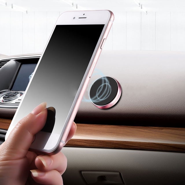 Mini Car Portable Paste Sticker Easy Install Magnetically Phone Holder Universal Strong Wall Key Holder