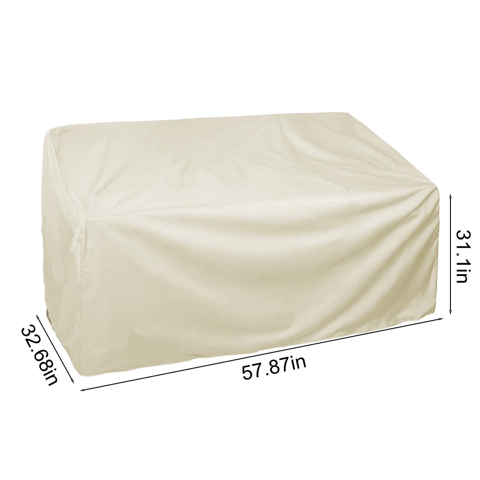 EARKITY Sofa Cover, Patio Loveseat Cover, Bench Loveseat Cover, Waterproof Outdoor Deep Sofa Cover, Patio Furniture Covers, Outdoor Loveseat Cover, Large Durable Garden Furniture Bench Cover