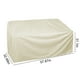 thumbnail image 3 of RKSTN garment bags for hanging clothes Patio Benches Loveseat Covers Solar Ray Resistance Patio Sofa Covers Lawns Furniture Covers For Outdoor Seating, 3 of 8