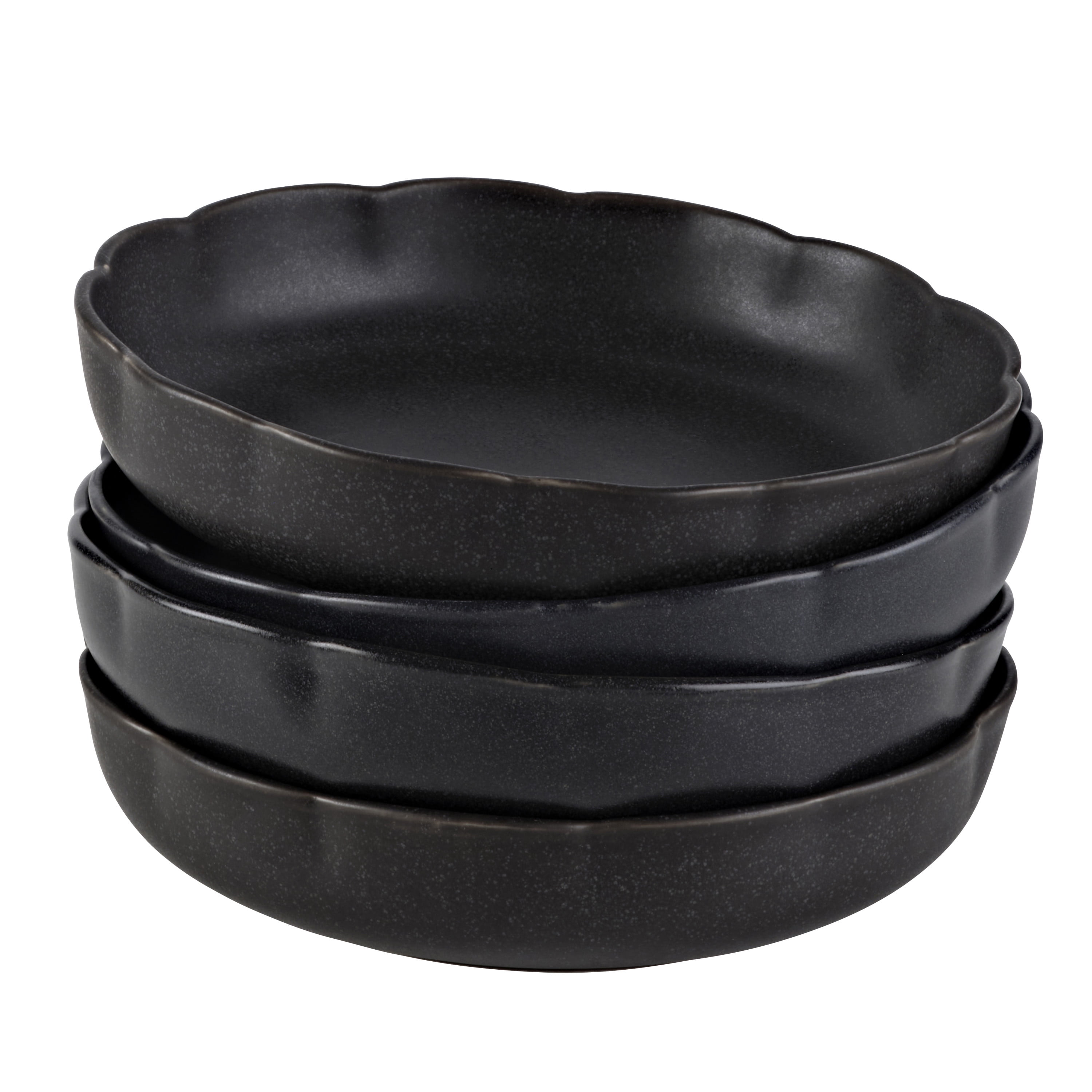 BTFL SCALLOP S4 PASTA BOWL BLK RMLR WM