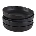 thumbnail image 6 of Beautiful Scallop Set of 4 Stoneware Pasta Bowl Black by Drew Barrymore, 6 of 9