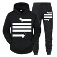 thumbnail image 2 of Chándal divertido con diseño de perro salchicha para hombre, conjunto de 2 piezas con capucha y pantalones, sudadera unisex con capucha, ropa deportiva para correr, 2 of 5