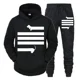 thumbnail image 2 of Chándal divertido con diseño de perro salchicha para hombre, conjunto de 2 piezas con capucha y pantalones, sudadera unisex con capucha, ropa deportiva para correr, 2 of 5