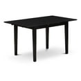 thumbnail image 2 of 5 Piece Dinette Set - Kitchen Table with Chairs, Modern Dining Room Set, Black & Navy Blue, 2 of 6